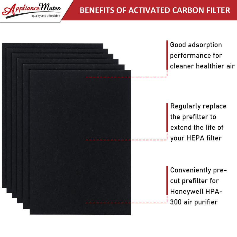 HRF-A300 Carbon Pre-Filters A Replacement for Honeywell Air Purifier