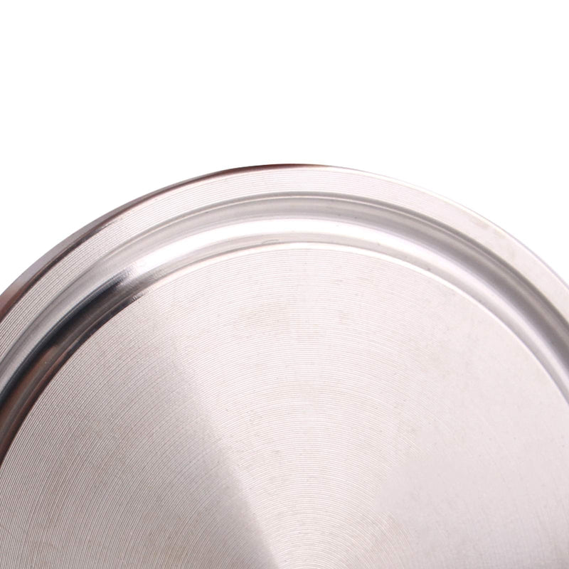 DERNORD Sanitary End Cap fits Tri-Clamp Ferrule Flange Stainless Steel 304 Fitting Clamp (2" (51mm) Tube OD) 2" (51mm) Tube OD