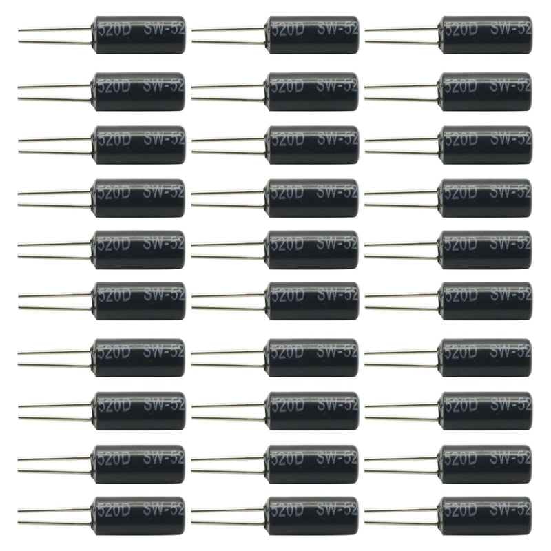 30PCS SW-520D Vibration Sensor Metal Ball Tilt Shaking Switch,Tilt Sensor