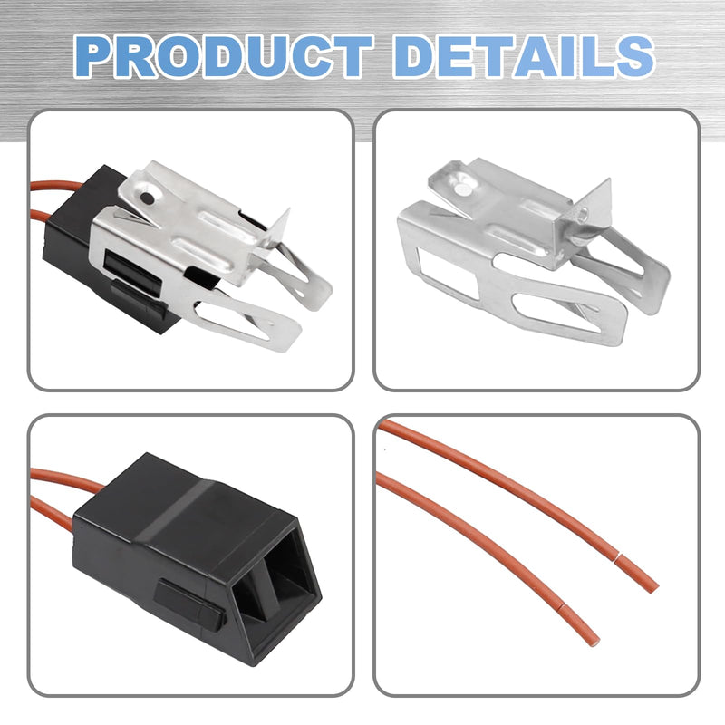 UOIENRT ERR117 Range Stove Element Plug 2 Packs, Receptacle Block Terminal Kit, Replacement for Whirlpool Kenmore Electric Stove Range Burner Receptacle Kit 330031 814399, 5303935058, RR109