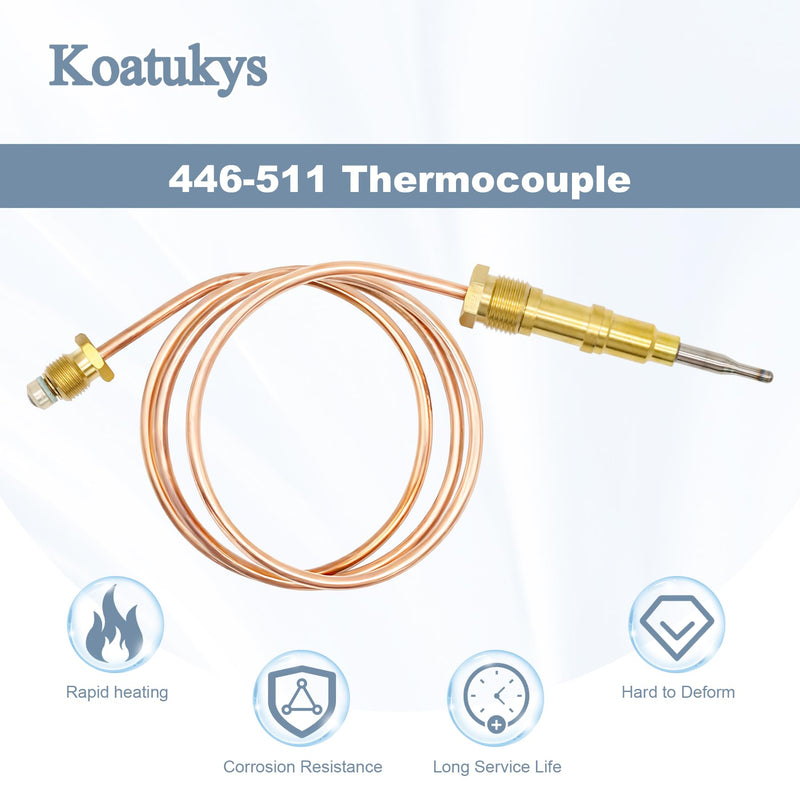 2PCS 446-511 Thermocouple 27" for Heatnglo Heatilator