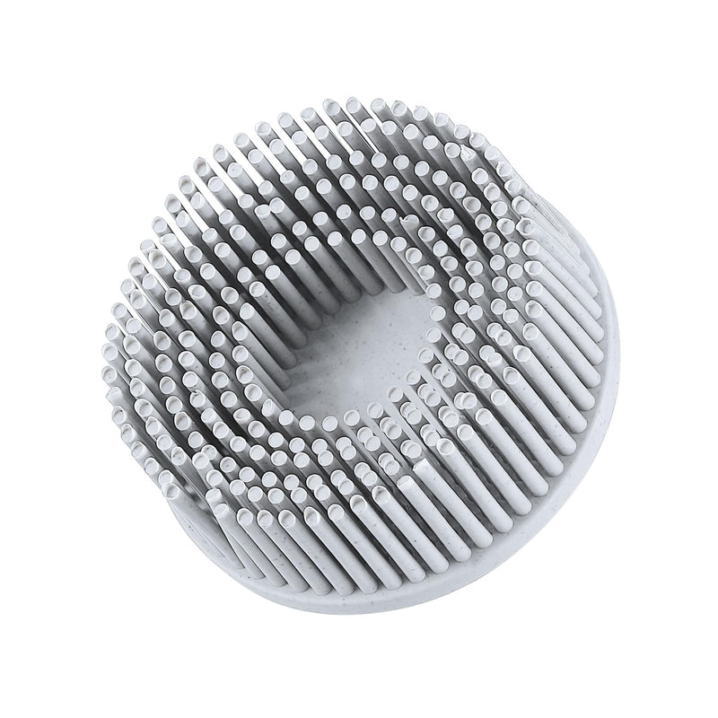 HARFINGTON Bristle Disc 2" 120 Grit R-Type Abrasive Brush Coarse Bristle Disc Deburring Electric Disc Brush Attachment Abrasive Coating Removal Disc for Metal, Gray