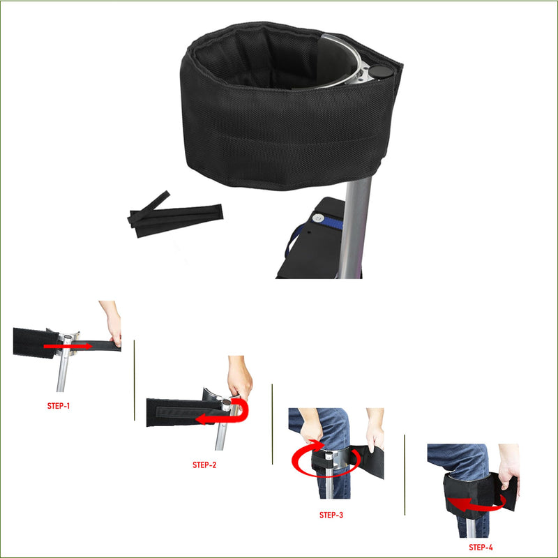 2Pcs Premium Padded Foam Drywall Stilt Straps, Comfortable Wearing and Pressure Relief, Compatible with All Stilt Brands, Ideal for Drywall Workers and Construction Workers"