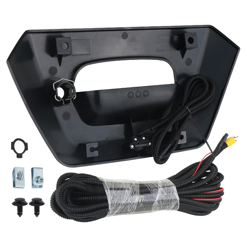 APPERFiT Backup Camera with Tailgate Handle Bezel Trim 15094722 93440179 Compatible with Chevrolet Chevy Avalanche 1500 2500 2002 2003 2004 2005 2006 Tail Gate Reverse Back Up Camera Camera with Bezel