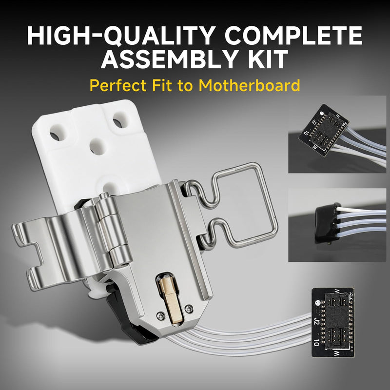 P2S Hotend Heating Assembly Kit for Bambu Lab P2S 3D Printer | Include Upgraded Heater Cartridge, Thermistor, High-Temp Resistant Zirconia Ceramic Block & Sturdy Clip, Quick Change