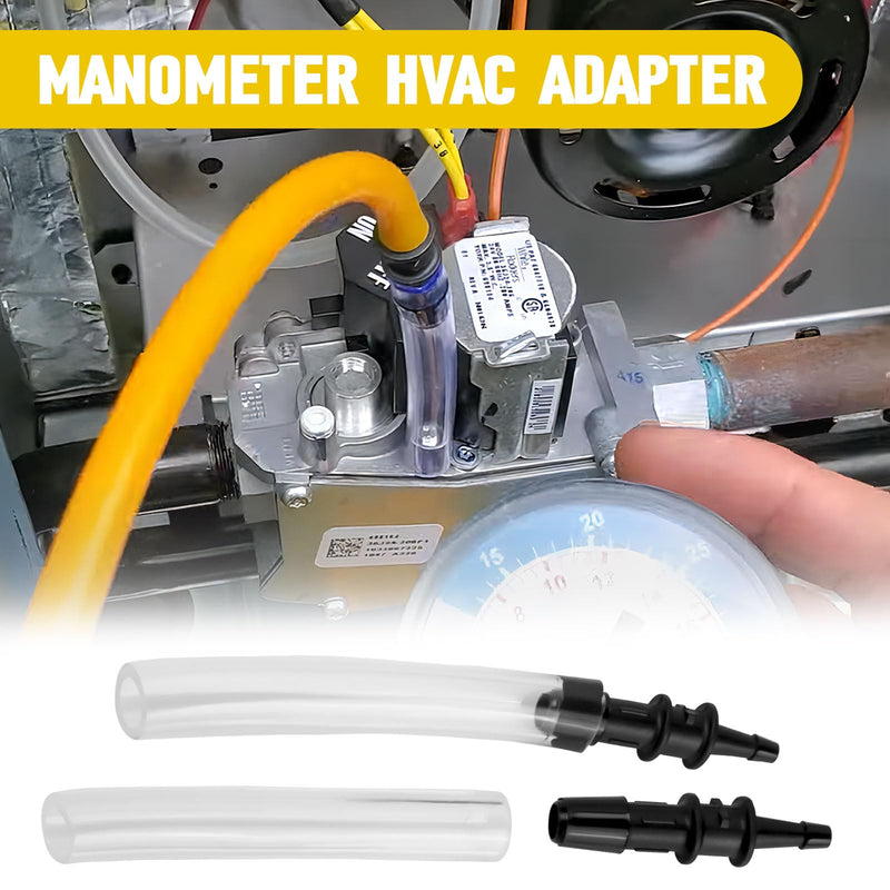 RMA316 Manometer Tube Adapter from 3/16" to 5/16" - Fit for Fieldpiece Manometer Compatible with Inlet and Outlet Valves on Various Models of Gas Appliances - 2 Pack