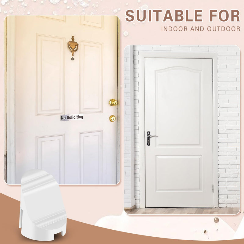 Therma-Tru Compatible Star Style White Plugs 120 Pcs, 3/8 x 5/16 Diameter Entry Door Frame with Case