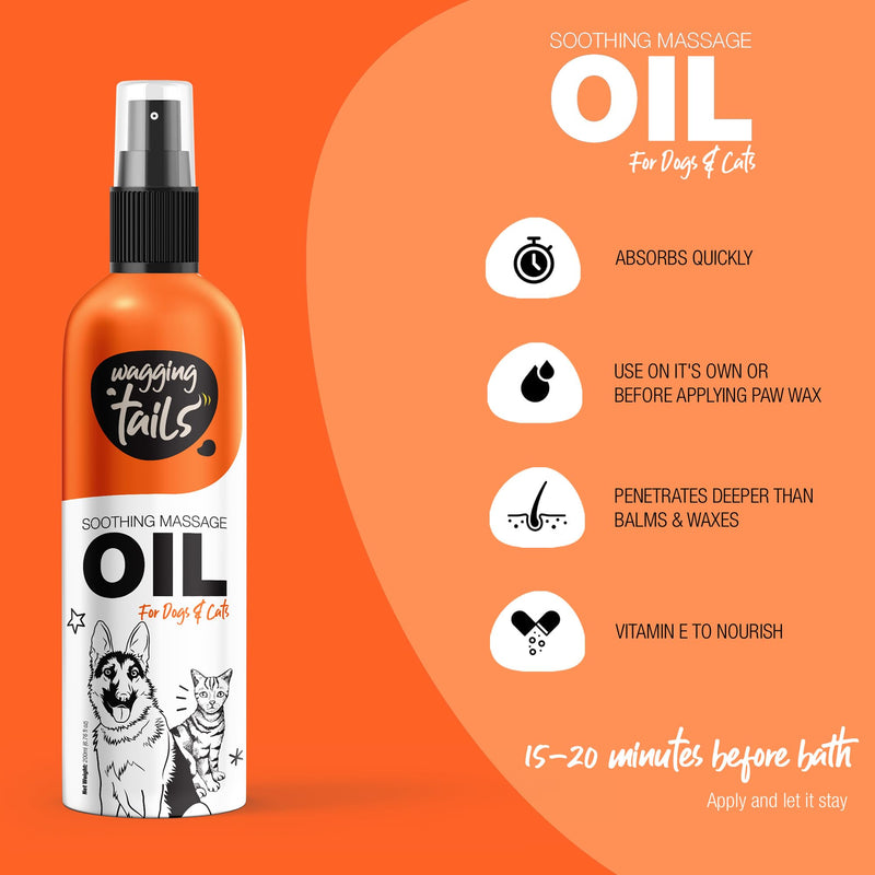 Wagging Tails Pet Care Bundle: 6-in-1 Soothing Oil & Paw Butter for Dogs & Cats | Natural Ingredients for Coat Shine, Softness, and Healing Paws | Includes Coconut Oil, Vitamin E, Turmeric
