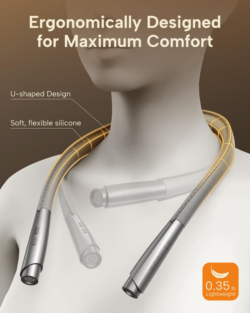 LED Neck Reading Light, Book Light for Reading in Bed, 3 Colors, 9 Brightness Levels, Lightweight Comfortable Design, Long Lasting, Perfect for Knitting,Crafting,Camping,Gray 1-Gray