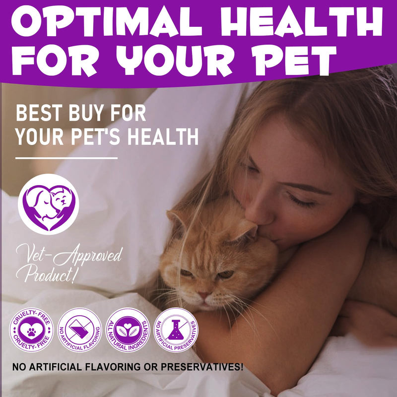 ARMOYA Cat Melatonin - Melatonin for Cats - Cat Calming Treats- Cat Sedative for Grooming - Helps to Support Restful Sleep for Your Cat - Cat Sleep Aid - Anxiety Relief for Cats 1pcs