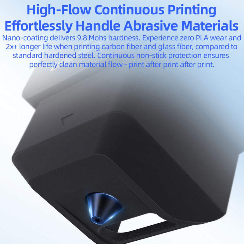 BIQU Panda Juicer 2-Pack High Flow Hotend Kit for Bambu-Lab H2D/A1/A1 Mini 3D Printers, with Nano-Coated Hardened Steel Nozzle 0.4mm, Upgraded High Temperature Hot End Kit with 5 PCS Silicone Socks