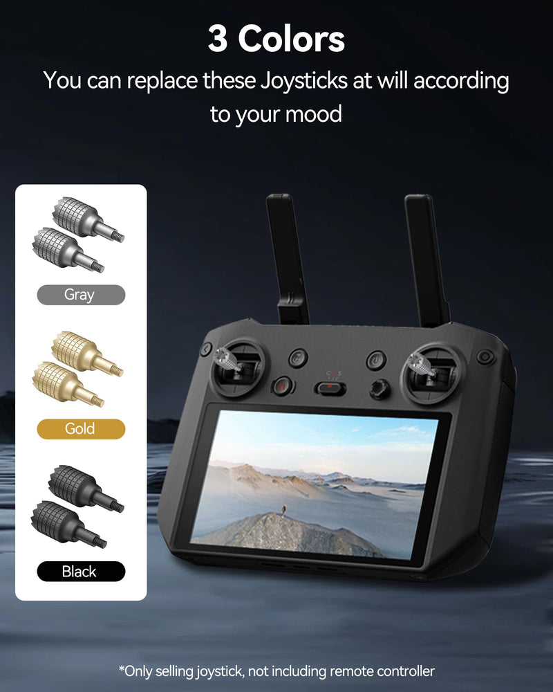 Lanyard Neck Strap+Joysticks for DJI 𝗥𝗖 𝗣𝗿𝗼 Controller, 50-63'' Lanyard Remote Controller Sticks for DJI Mini 3 Pro, Air 2S, Mavic 3/Pro/Classic/Cine Drone Accessories (1 Pcs+3 Pairs) Lanyard + Joysticks (3 Pairs)