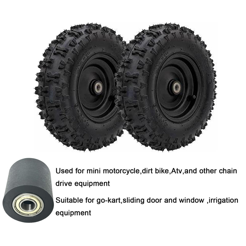 Mechanical Pulley Bearings,Roller Idler Bearing Pulley，Chain Pulley,Tensioner Pulley Guide,Suitable for Street Bikes and Motorcycles(698Z-1pack) 698Z-1pack