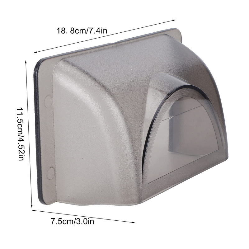 Access Control Rain Cover, Weatherproof Protective Shield Doorbell Keypad Card Reader Shell Transparent Plastic Controller Attachment Rainproof Fit for Video Fingerprint Lock Security System - NewNest Australia