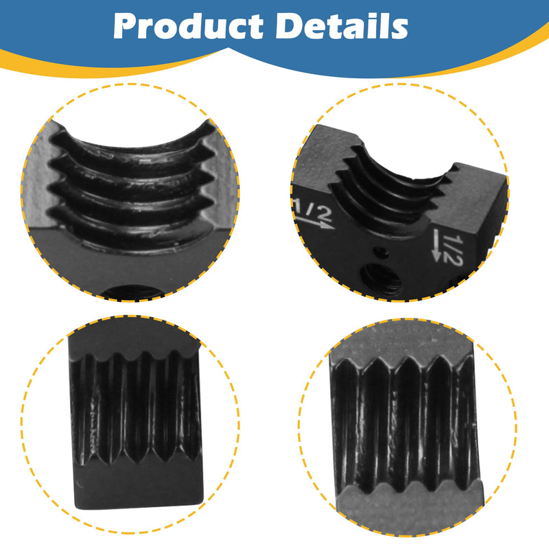 DCS3501 Cutting Die Set for DE-Walt Threaded Rod Cutter DCS35012 with 4-Sided Rotatable Cutter & Size Markings