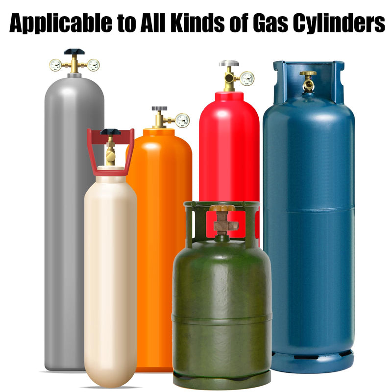 2PCS Propane Tank Holder Propane Tank Mount Gas Cylinder Holder high Quality ABS Gas Cylinder with Screws and Safety Chain Supported 4"-12",Supported 59inch ,for Cylinder Pack of 2(Black) 2PCS Black