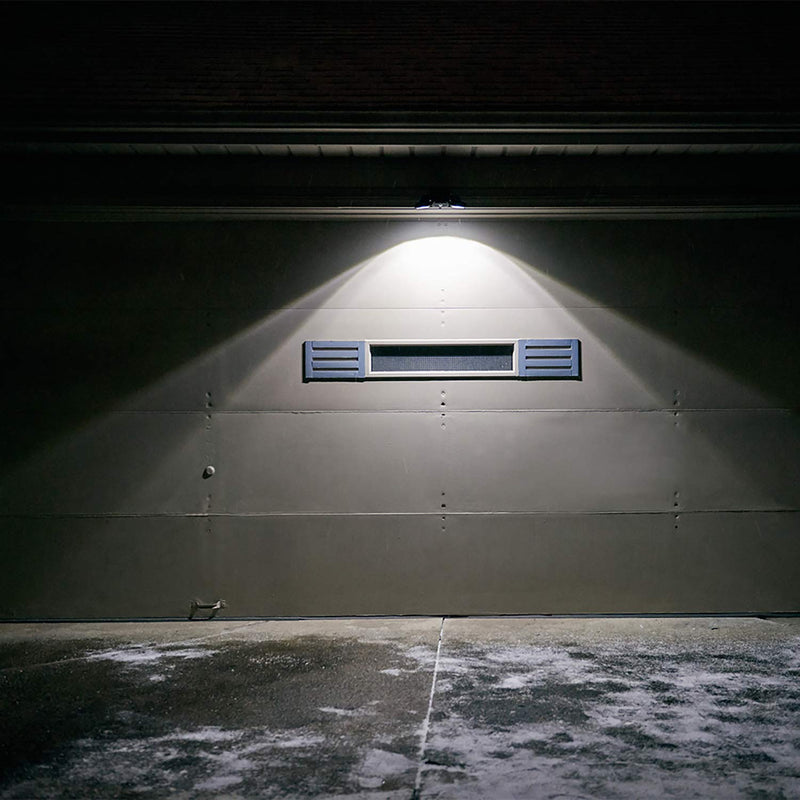 Beams MB3000 High Performance 500 Lumen Wireless Battery Powered Motion Sensing LED Dual Head Security Spotlight, White, 2-Pack