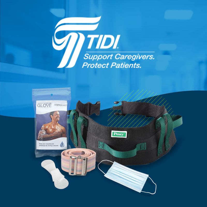 TIDI Posey Pulse Oximeter Probe Wrap – Universal Design – Quantity: 12 Pulse Oximeter Probe Wraps Per Package – Pulse Oximeter for Baby, Child & Adult – Home Care (6554)