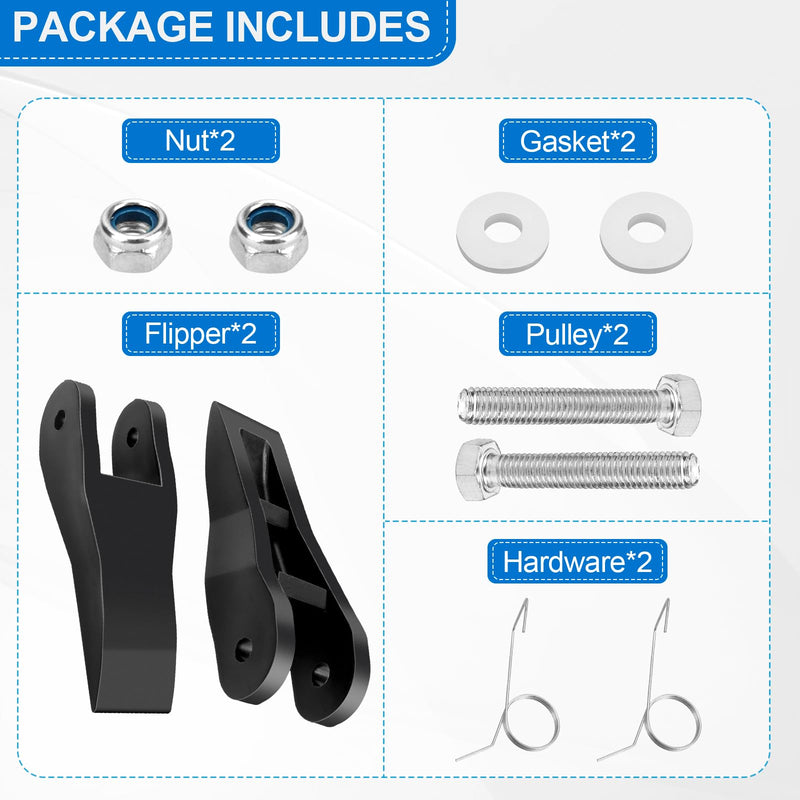 29-1 Lock Flipper Kit for Werner Ladder, Ladder Lock Flipper Compatible with Werner/Louisville/Keller Ladders, Aluminum Extension Ladder Locks Parts