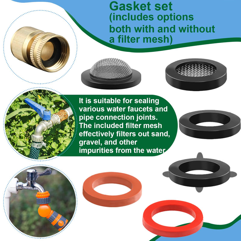 37 Sizes 1075Pcs Universal Rubber Washers Assortment Kit Faucet washers & O-Rings & Plumbing gaskets for Faucets, Hoses, Spigots and Other Home Plumbing Seal Repair with Pick Hook