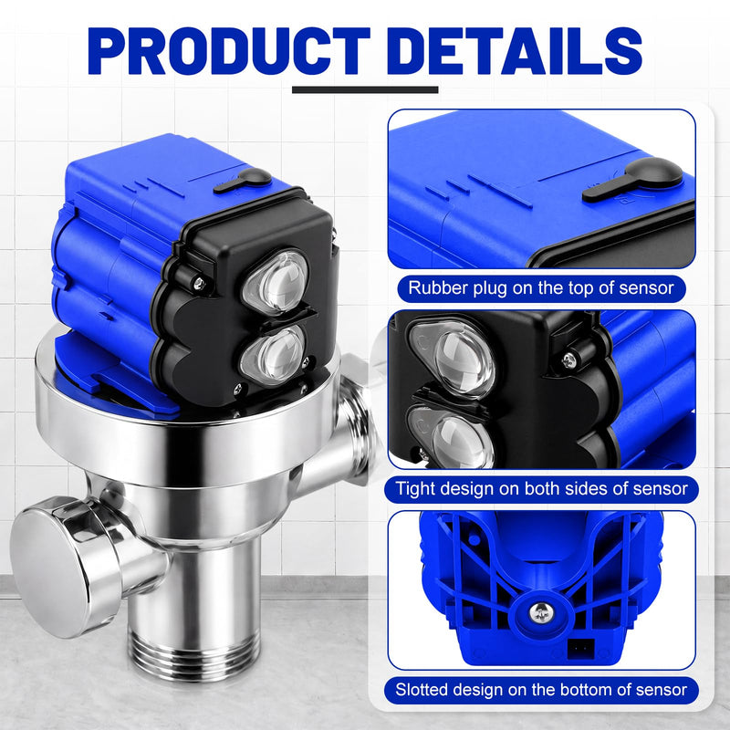 Chumia Compatible with G2 Optima Ecos Flushometers 1.28/1.6 Gpf 4 Aa