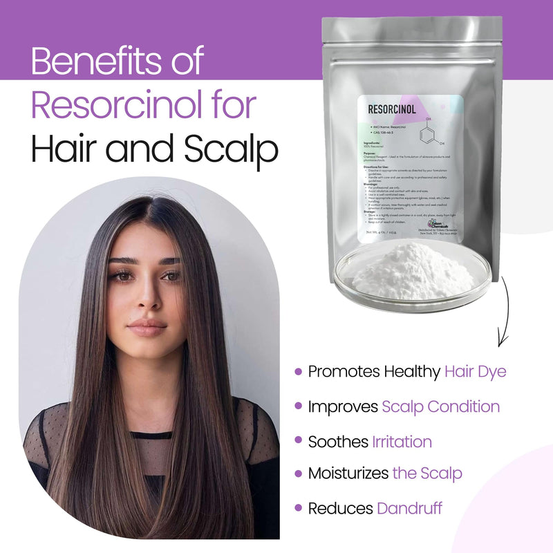 Pure Resorcinol Cosmetic Grade - 2 Oz / 56 g - Organic Resorcinol Powder - Chemical Ingredients In DIY Cosmetics, Personal Care and Beauty Formulations for Skin Care