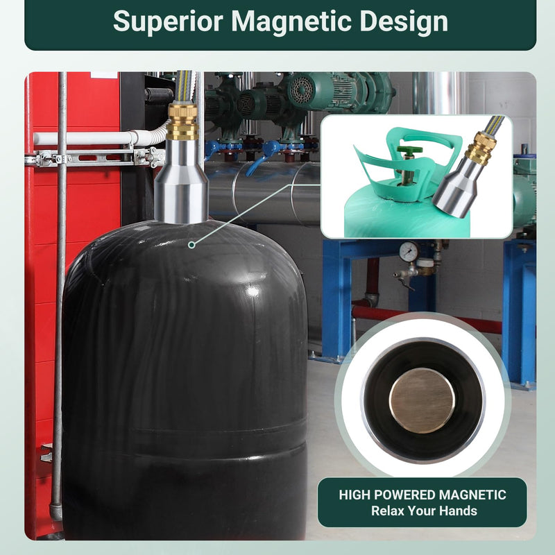 Quini Magnetic Compressor Cooler - High Powered Water Dispenser for Cooling Overheated HVAC Compressors | Hands-Free, Water-Saving Design