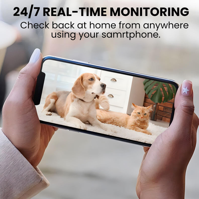 2025 Upgraded Spy Camera-Hidden Camera-4K HD WiFi Camera, Clear Night Vision, Wireless Security Camera, 100 Days Battery Life, Nanny Camera, Indoor Camera for Pet/Baby,AI Motion Detection