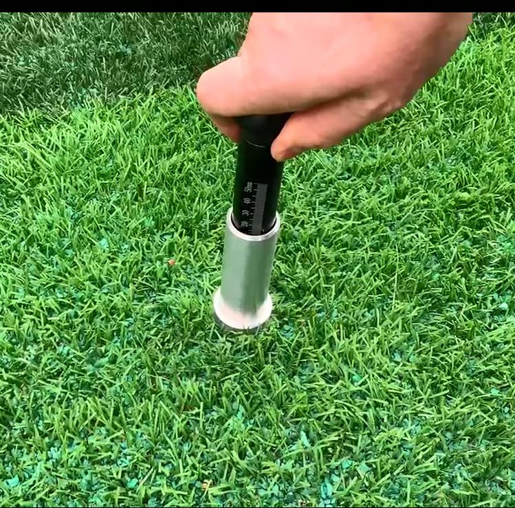Professional Artificial Grass Installation Tool Floor Test Infill Depth Gauge Test Ruler Turf Infill Meter