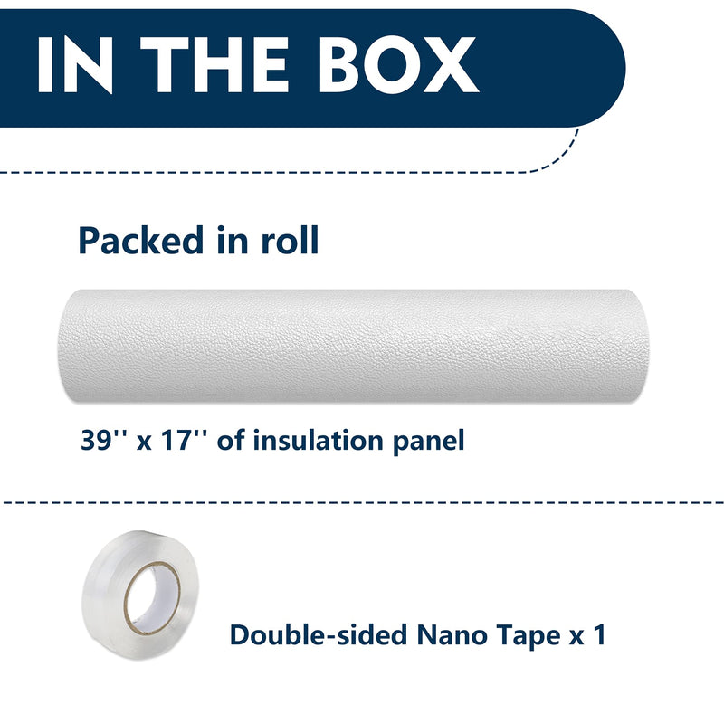 Window Air Conditioner Surround Foam Insulation Panels,AC Side Insulating Sun Block for Summer and Winter 39"W x 17"H