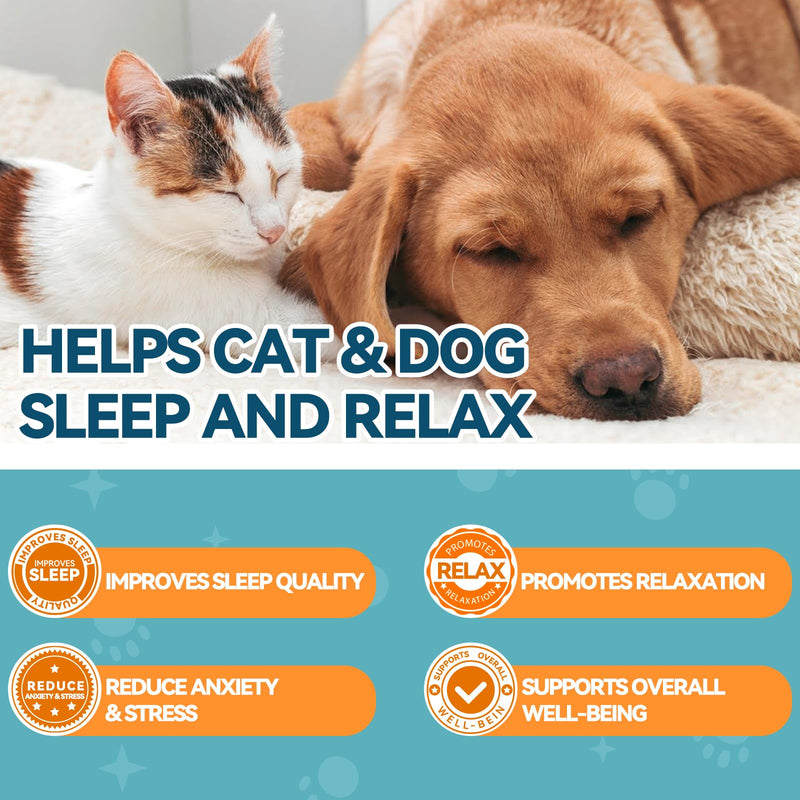 Melatonin for Pets, Flea and Tick Supplement for Dog - Flea and Tick Support for Dog