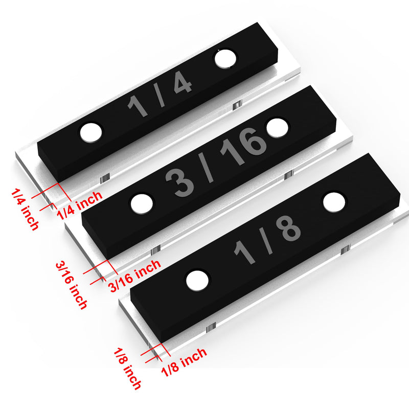 Trim Reveal Tool, carpentry tools for marking gauge, Finish Carpentry & Woodworking Tool for Accurate Jamb Marking (1/4"+1/8"+3/16") 1/4"+1/8"+3/16"