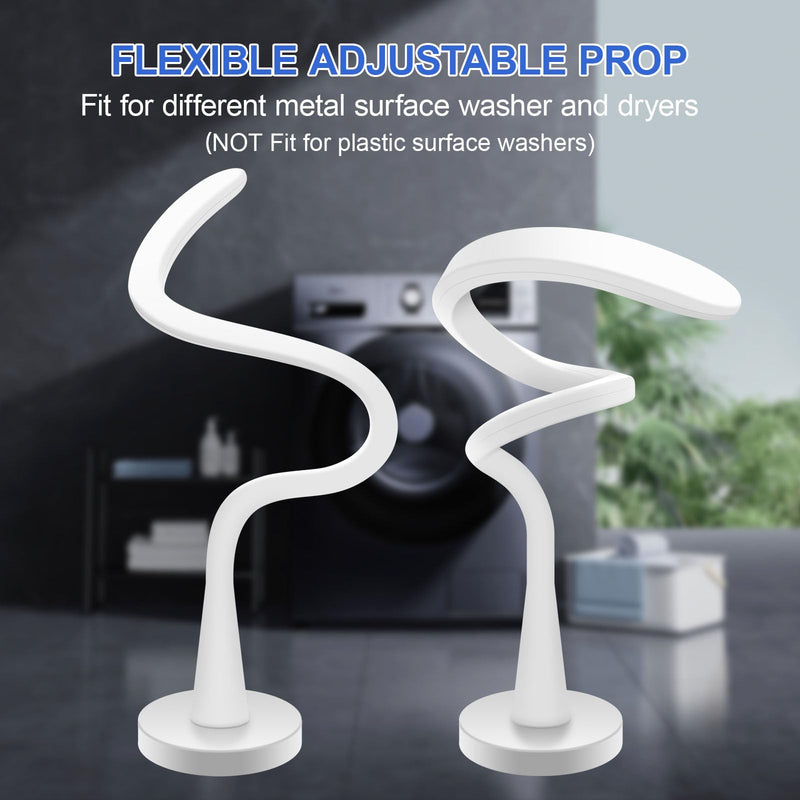 Upgraded Front Load Washer Door Prop, Easy to Use and Bend Washing Machine Door Prop Open, Flexible and Sturdy Washer Door Stopper Keep Your Washer Door Open Or Ajar to Prevent Odors, White