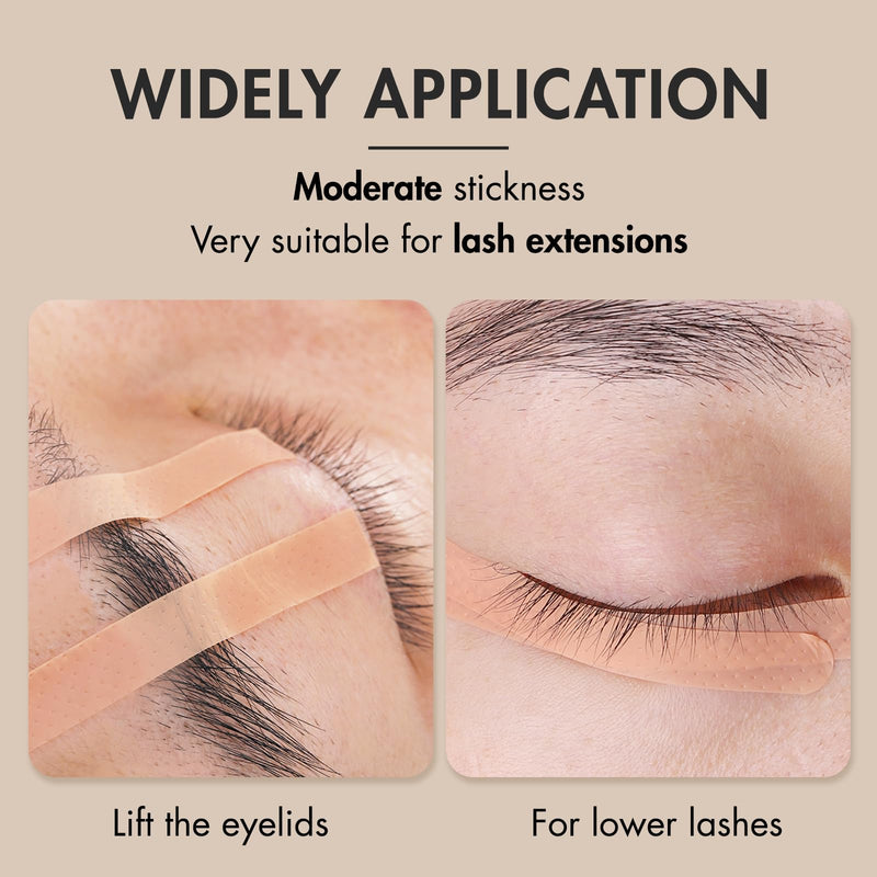 800 Pcs Eyelash Extension Tape Lash Tape for Eyelash Extensions Sensitive Under Eye Tape Breathable Micropore Medical Tape for Individual Eyelash Extension Supplies Eyelid Tape - 800 pcs