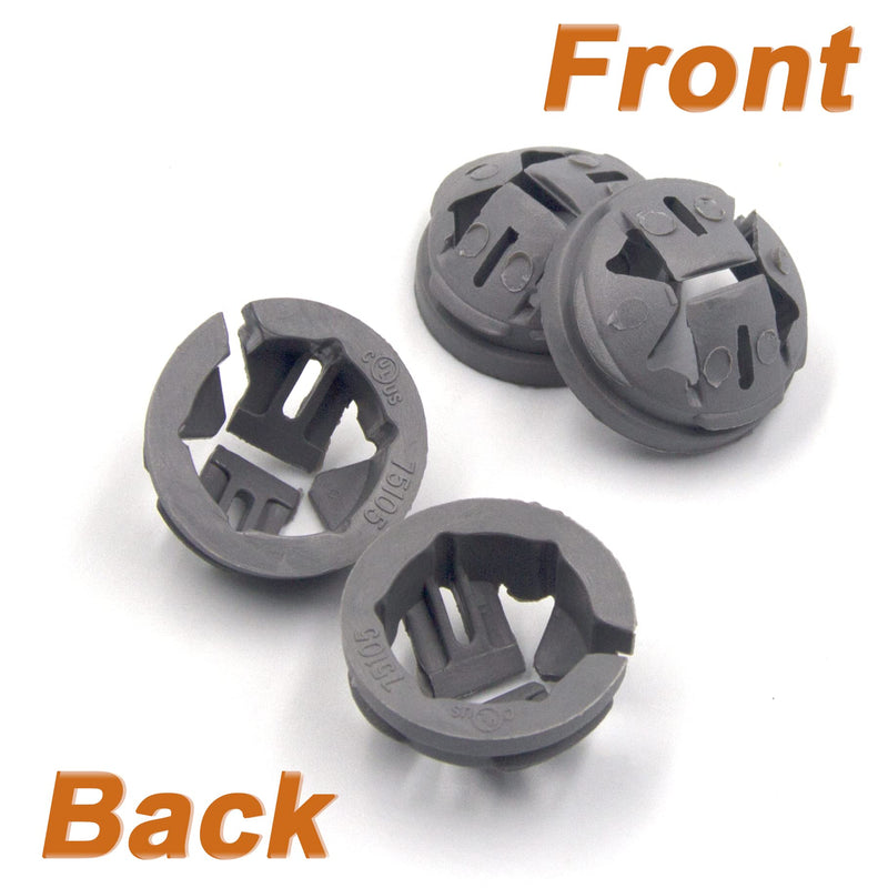 ISPINNER 20pcs 3/8 Inch Trade Size Non-Metallic Button Push-in Cable Connectors, Fits for 1/2 Inch Knockouts 20