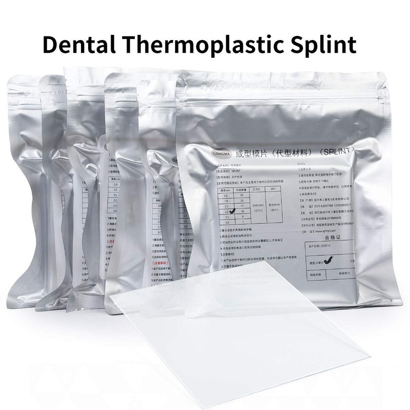Superdental 20pcs Hard 1.0MM Dental Hard Splint Thermoforming Materials for Vacuum Forming Machine
