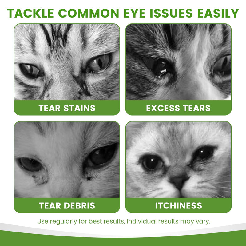 Dog Eye Drops for Allergies & Itching - Relief for Dry Red Eyes, Tear Stain & Discharge, Pet Eye Wash for Dogs & Cats - Gentle Sting-Free Pet Eye Cleaner, 4.2 fl zo