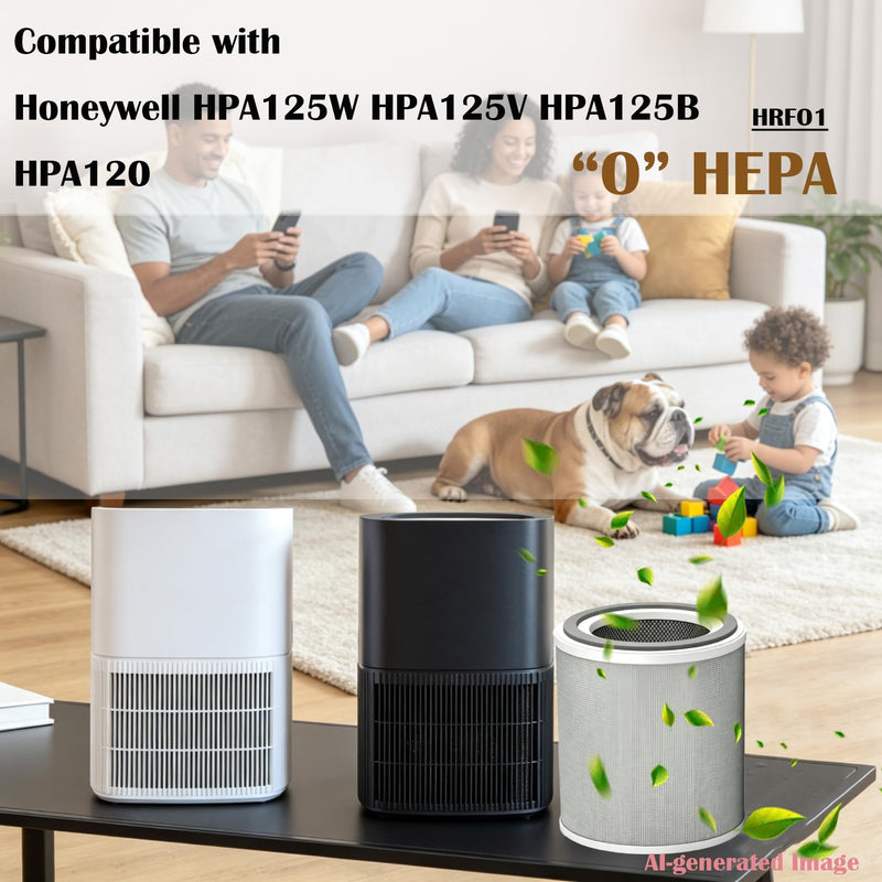 HPA125 Replacement Filter for Honeywell Tabletop Air Purifier HPA125W