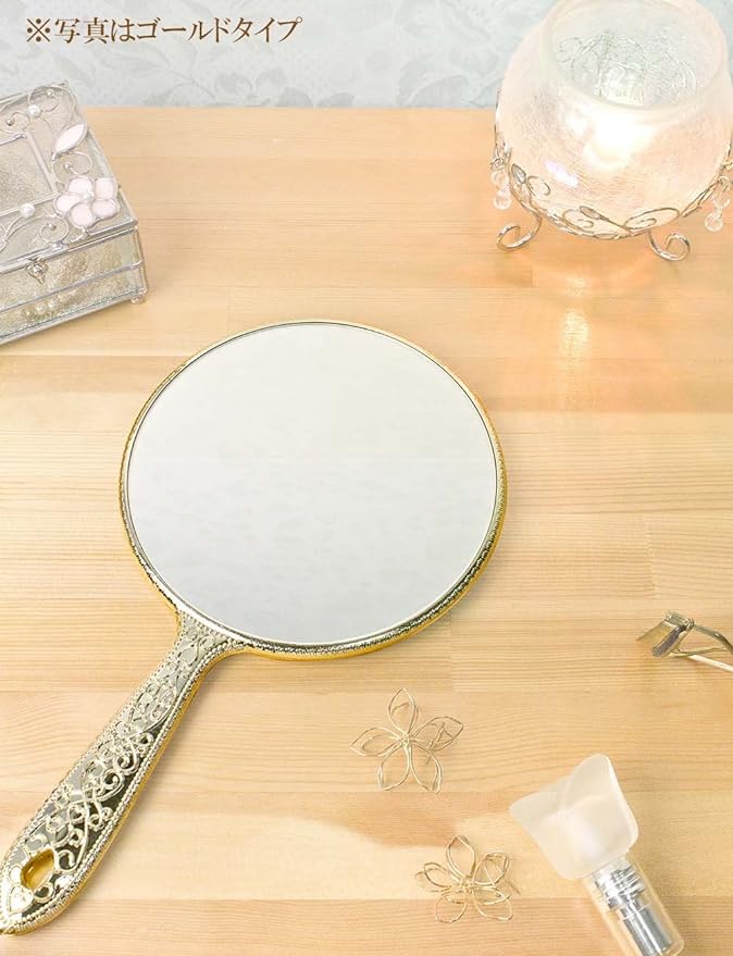 Y-13 Plated Hand Mirror, Silver - NewNest Australia