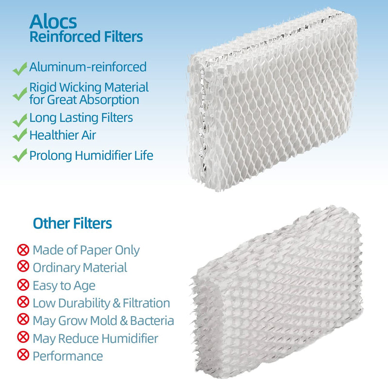 WF813 Humidifier Filter Replacement for Relion - RCM832 RCM-832N Procare PCWF813 Protec WF813 Equate EQ-2119-UL EQWF813 Cool Mist Humidifiers Wick Filters (Pack of 4)