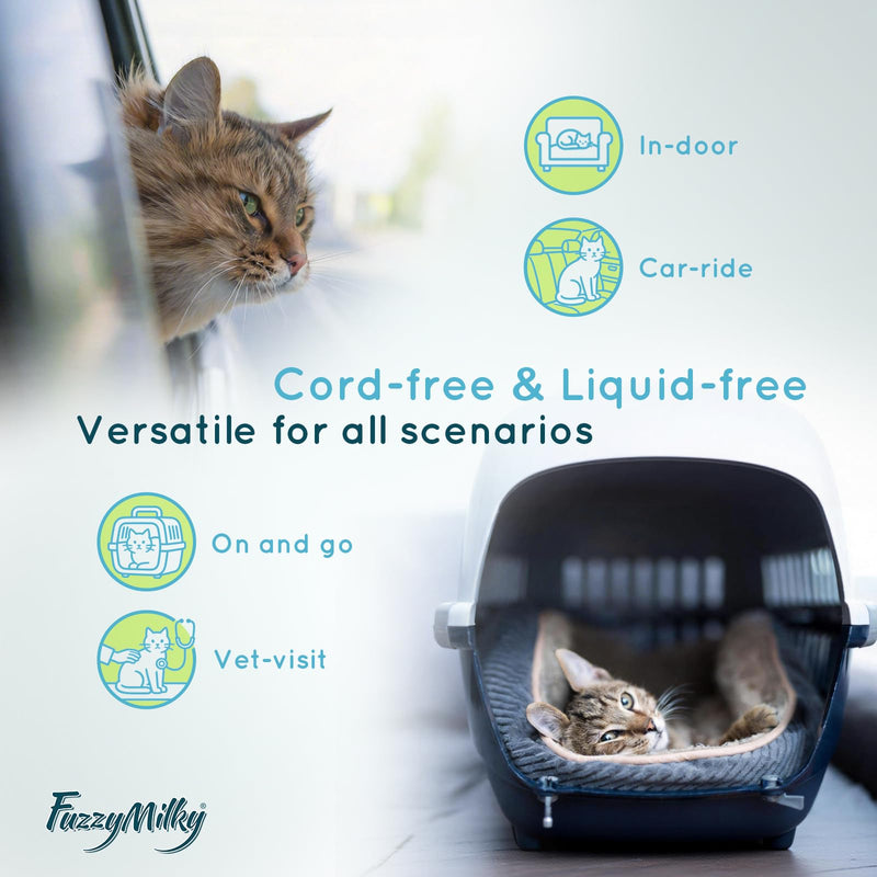 Cat Pheromone Calming Diffuser Gel, Unplugged Cordless Cat Calming, Anxiety Relief, Lasting 2 Months, Adjustable for Home,Car Travel, Scratching,Urine Marking(120 ml, 4.1 fl oz) Striped