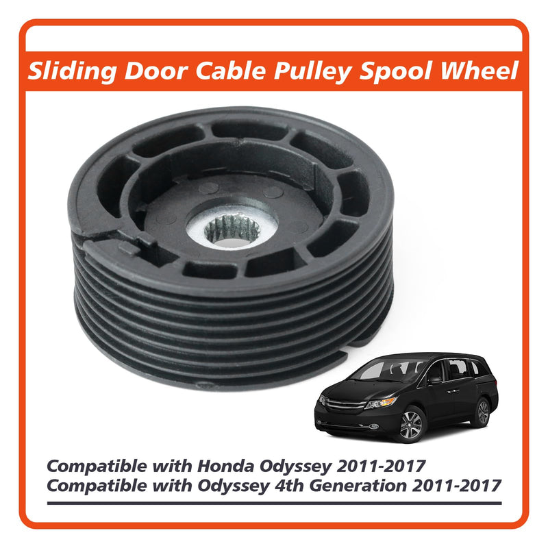 Sliding Door Cable Pulley Spool Wheel Compatible with Honda Odyssey 2011 2012 2013 2014 2015 2016 2017 for 4th Generation, Sliding Door L/R