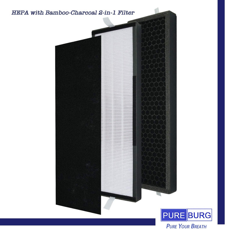 PUREBURG Replacement Filter Compatible with Alen T500 Air Purifier