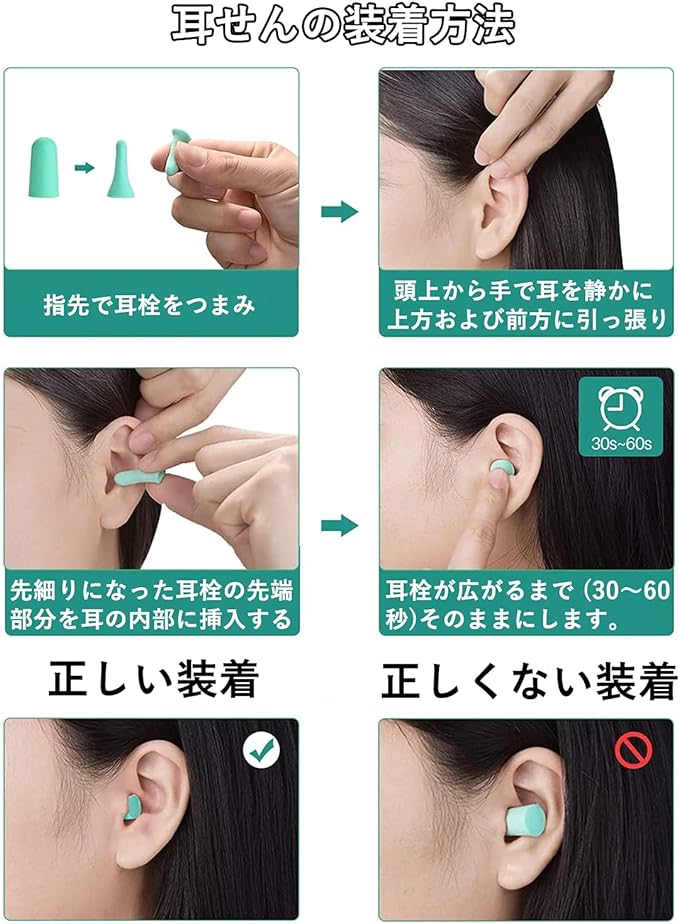 Earplugs for Sleep, Unprecedented Comfort, Earaches, Sound Insulation Value, 38 dB; Noise Reducing, Noise Cancelling, Soundproofing Ear Plugs, Reusable, Comfortable Sleep, Safe Sleep, Washable, Unisex, Storage Case Included (4 Pairs) - NewNest Australia