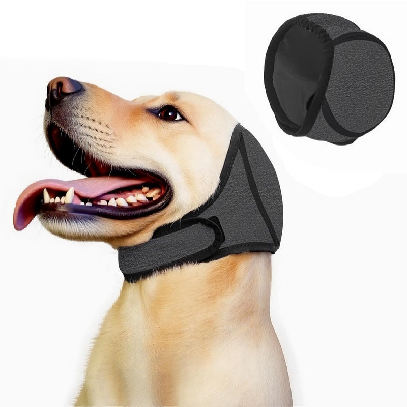 Dog Ear Muffs Noise Protection, Comfortable, Stress-Reducing Design, Perfect for Noise Reduction, Water Protection & Anxiety Medium Gray