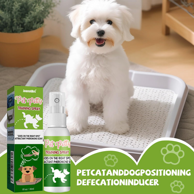 JoanofArc Potty Training Spray for Dogs, Puppy Potty Training Spray, Dog Deterrent Spray, Address Canine Inappropriate Elimination Habits for Indoor & Outdoor Environments, 30ml