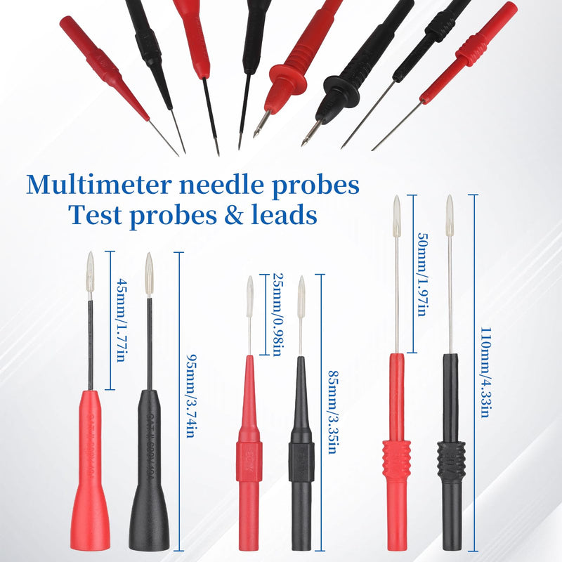 27-Piece Multimeter Test Leads Probes kit，multimeter Probes,Multimeter Leads Test Tweezers with，Alligator Clips with Wires，Volt Meter Leads Test Probes，multimeter Leads kit,2026 Spring Gifts for Men,