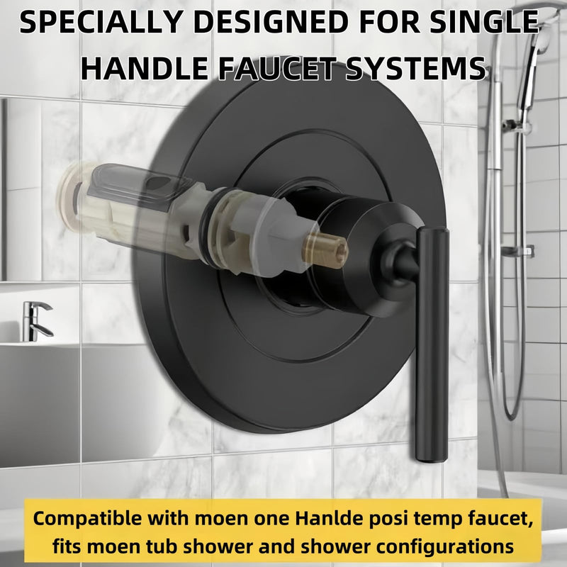 1222 Replacement Cartridge Kit for Moen One Handle Posi Temp Faucet, Compatible with Moen Bathtub & Shower Valve Cartridge, Including 104421 Removal Tool 1222