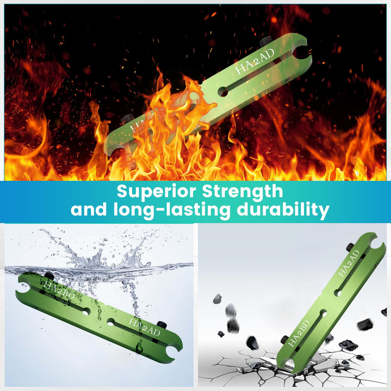 HA2 Door Hinge Adjustment Tool for Residential Hinges, Door Hinge Tool for Fixing Sagging Door, Double Sided Residential Repair Tool in Smaller Residential Sizes HA2
