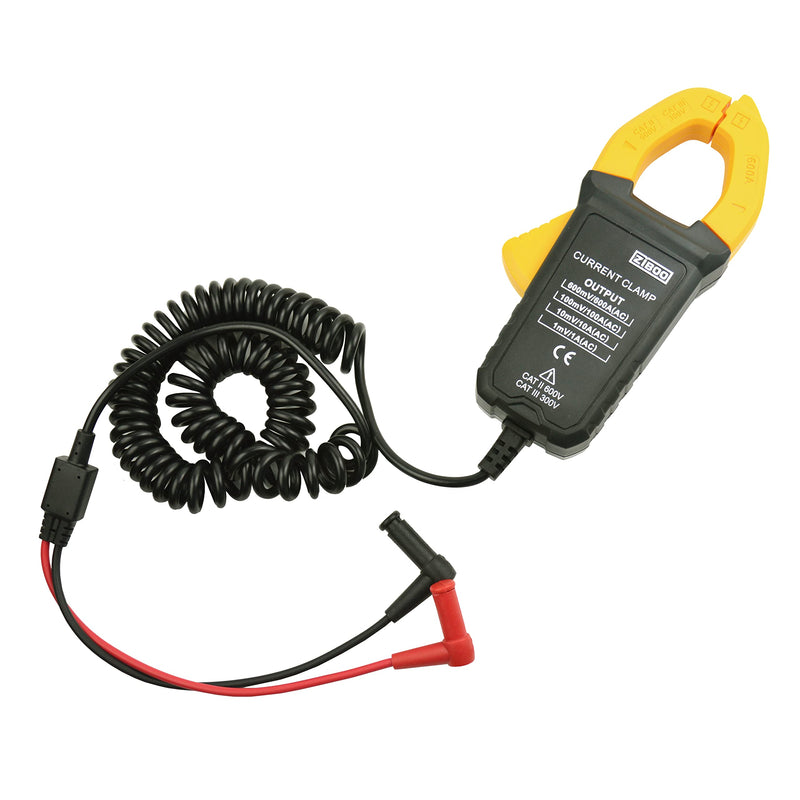 i600E 600Amp AC Current Clamp,4mm Banana Plug for Multimeters/mV AC Measurement Tools Perfect Replacement for Fluke i400 ZIBOO I600E